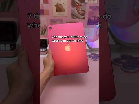Do this first when you get an <strong>iPad</strong> 💕