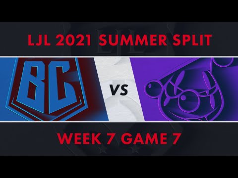 BC vs RJ｜LJL 2021 Summer Split Week 7 Game 7