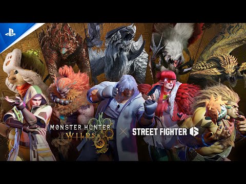 Street Fighter 6 x Monster Hunter Wilds - Collab Event Announcement Trailer | PS5 & PS4 Games