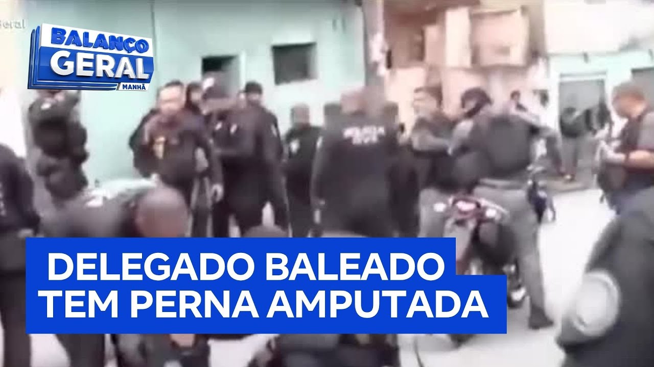 Delegado baleado em operação contra o Comando Vermelho tem perna amputada