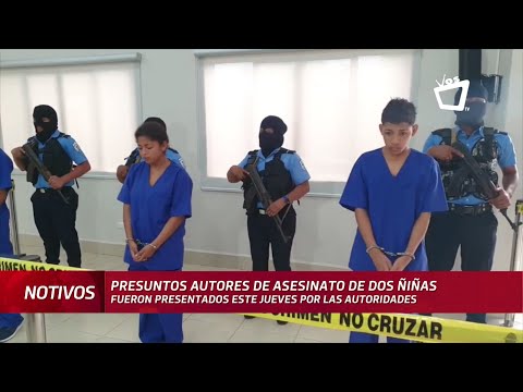 Policía presenta a los presuntos autores del caso de niñas en Ciudad Belén