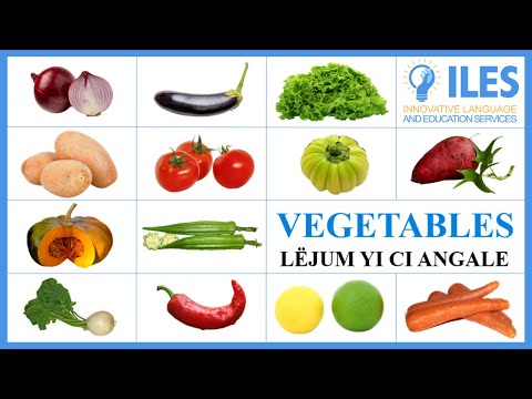 L7 – LËJUM YI CI ANGALE AK WOLOF – Names of VEGETABLES in English – Les légumes en Anglais et Wolof