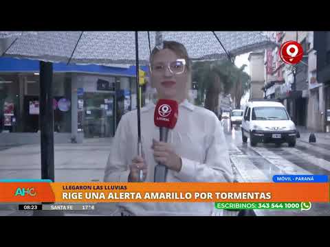 Tiempo en Paraná: móvil Ahora Litoral 14.10.24