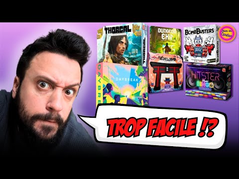 6 Jeux de société...dont un coop TROP facile ?!
