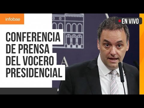 Conferencia de prensa del vocero presidencial, Manuel Adorni (24/09/2024)