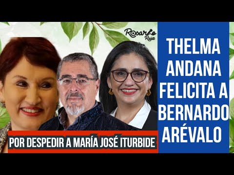 Thelma Aldana Respaldando al Presidente Arévalo al destituir a la Ministra María José Iturbide