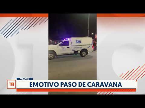 Emotivo paso de la caravana que lleva el cuerpo de Sebastián Piñera al SML de Valdivia
