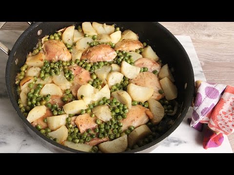 One Pot Roast Chicken with Potatoes & Peas | Episode 1156