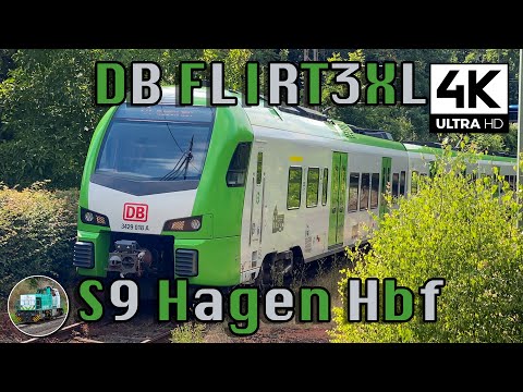 [4K] DB FLIRT 3XL 3429 018 arrives at Wuppertal-Vohwinkel!