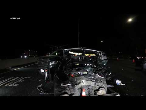 <strong>Driver</strong> asleep as Tesla in self-driving mode plows <strong>into</strong> scene of crash on I-80