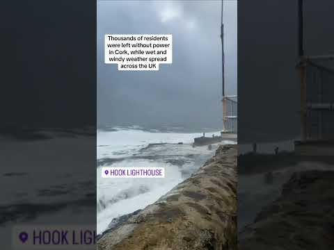 Thousands left without power as Storm Agnes hits Ireland and UK