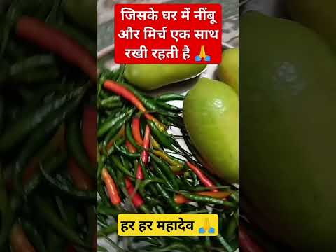 #जिसके घर में नींबू और मिर्च एक साथ रखा जाता है तो क्या होता है 🙏 #motivation #facts #ashtrology