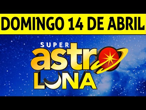 Resultado de ASTRO LUNA del Domingo 14 de Abril de 2024  SUPER ASTRO