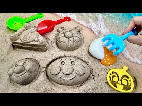 アンパンマンの型で砂遊び!砂場でお人形を発見したり、おままごと遊びに挑戦してみよう(#たまごMammy)