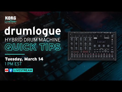 Korg Livestream: Quick Tips for Navigating the Korg Drumlogue