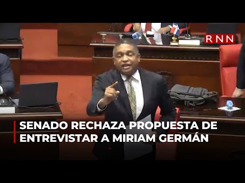 Senado rechaza propuesta de entrevistar a procuradora Miriam Germán