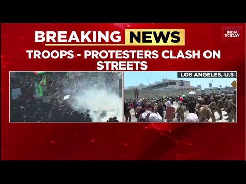 Violent Immigration Protests Erupt In Los Angeles, Trump Deploys National Guard | India Today