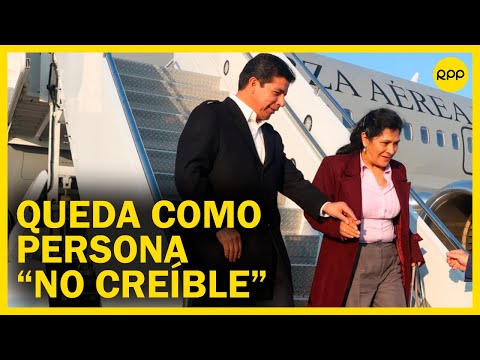 Exfiscal superior sobre viaje de Lilia Paredes a EE.UU.: Hace que la persona no sea creíble”