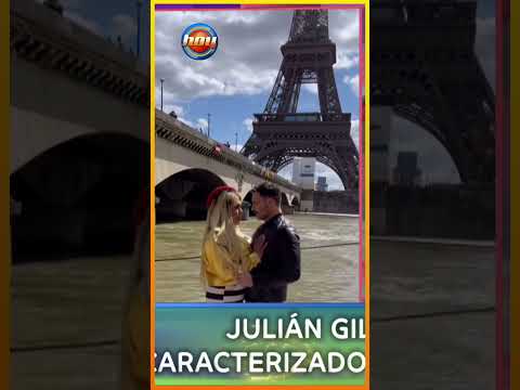 Wendy Guevara y Julián Gil hacen de las suyas en París  #programahoy