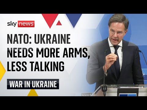 NATO: Ukraine needs more military aid and less discussions about peace  | Ukraine War