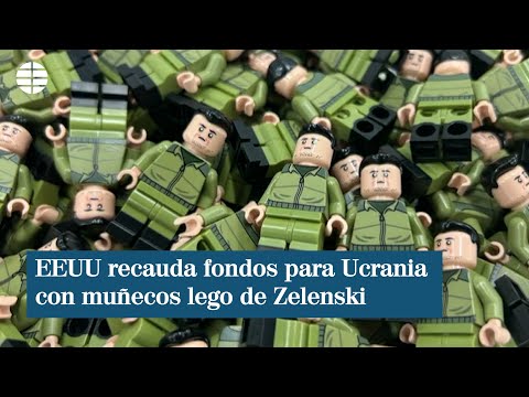EEUU recauda fondos para Ucrania con muñecos de Zelenski