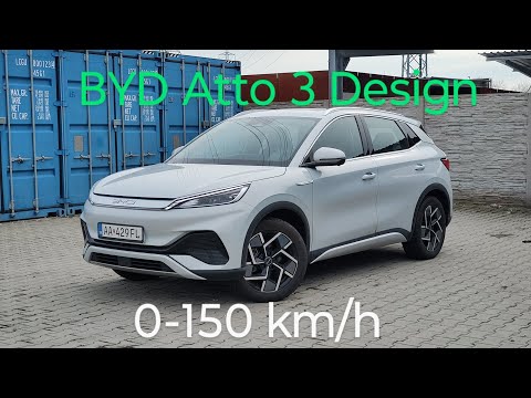 BYD Atto 3 Design vs VW ID.4 GTX z 0-150 km/h plus rekuperácia #byd #elektromobil #atto3