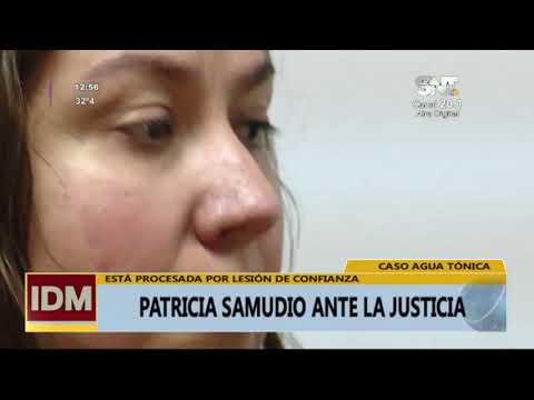 Se entrega Patricia Samudio tras el caso de agua tónica en pandemia