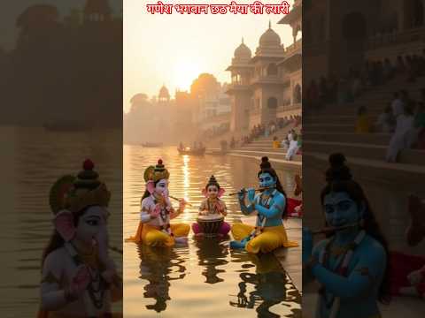 गणेश भगवान छठ मैया की त्यारी#ganesh #bhgwanji #chhath #maya