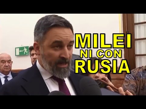 Ni con Rusia Abascal defiende a Milei frente a Sánchez