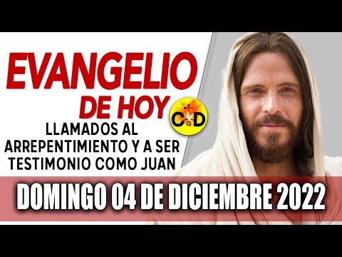 Evangelio del día de Hoy Domingo 04 Diciembre 2022 LECTURAS y REFLEXIÓN Catolica | Católico al Día