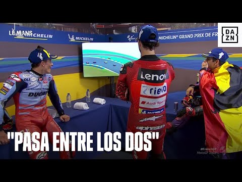 Marc Márquez, Jorge Martín y su reacción tras la caída de Pedro Acosta en el GP de Francia