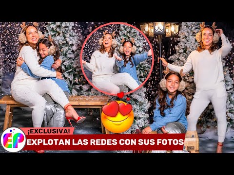 Adamari López y Alaïa HACEN EXPLOTAR las redes con su TIERNA sesión de FOTOS navideña