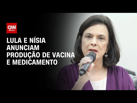 ​Lula e Nísia anunciam produção de vacina e medicamento | BASTIDORES CNN