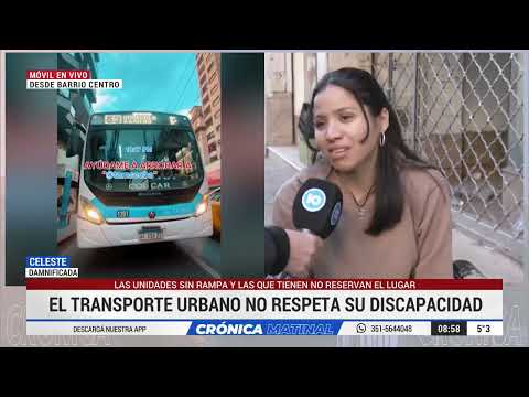 CELESTE, JUGADORA DE LA SELECCIÓN ARGENTINA DE FÚTBOL: TRANSPORTE URBANO NO RESPETA SU DISCAPACIDAD