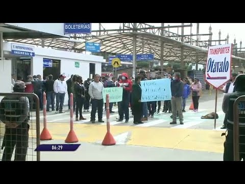 Carcelén: transportistas denuncian robos y asaltos en terminales y buses interprovinciales