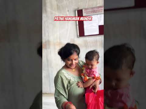 Reeti in Hanuman Temple Patna #shortsfeed #patnahanumanmandir