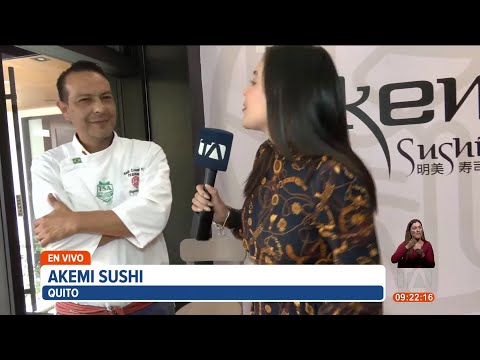 Akemi sushi es una hueca cuyo propietario es un lojano que vivió la mitad de su vida en Japón