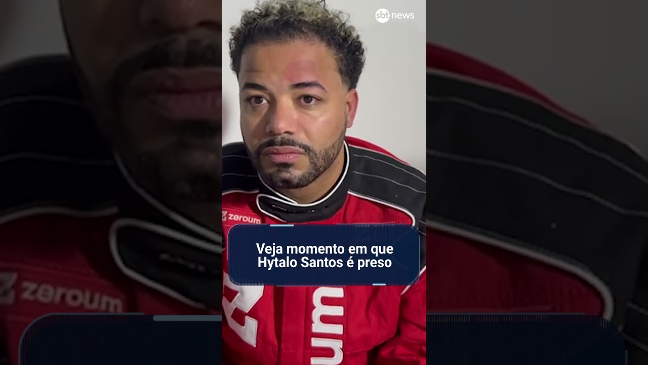 Veja momento da prisão de Hytalo Santos por suspeita de tráfico humano e exploração sexual infantil