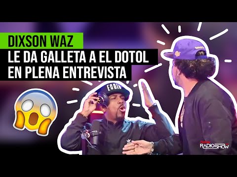 DIXSON WAZ LE DA GALLETA GUARINA A EL DOTOL NASTRA EN PLENA ENTREVISTA!!!