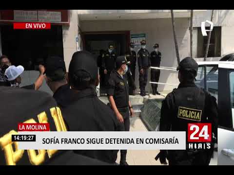 La Molina: Sofía Franco salió de la comisaría a bordo de un patrullero (2/2)
