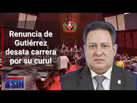 Renuncia de Gutiérrez desata carrera por su curul