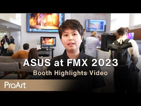 ASUS at FMX 2023 Booth Highlights