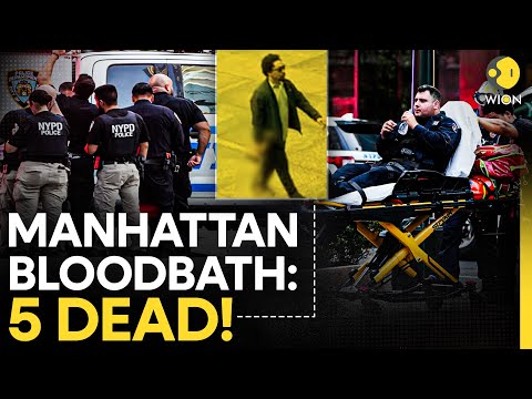 Manhattan Shooting LIVE: Gunman Kills 4 Including Cop, Then Himself in Midtown Rampage | WION