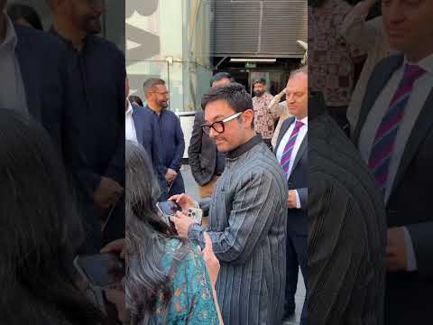 Bollywood superstar Aamir Khan in London for Lagaan