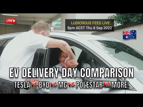 2022 ELECTRIC VEHICLE DELIVERY COMPARISON Tesla v BYD v MG v Polestar