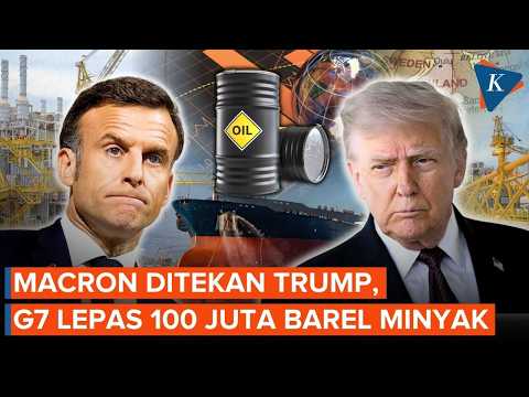 Trump Telepon Macron, 100 Juta Barel Cadangan Minyak Eropa Dilepas <strong>G7</strong>