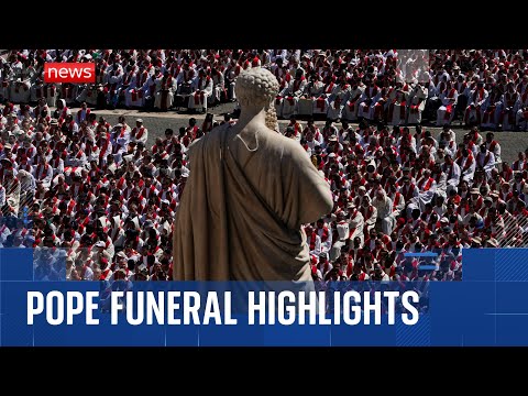 The most powerful images from the funeral of Pope Francis