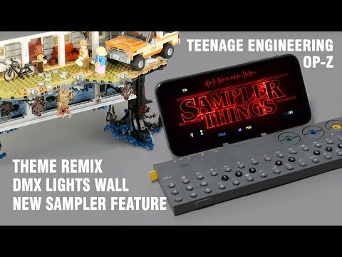 Stranger Things Theme - New OP-Z sampler + DMX Lego + Remix