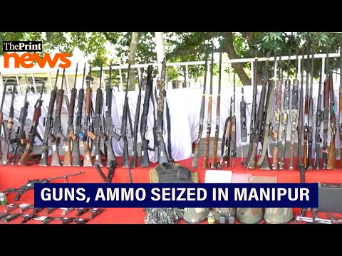 86 weapons, 974 ammunitions recovered in joint Manipur operation