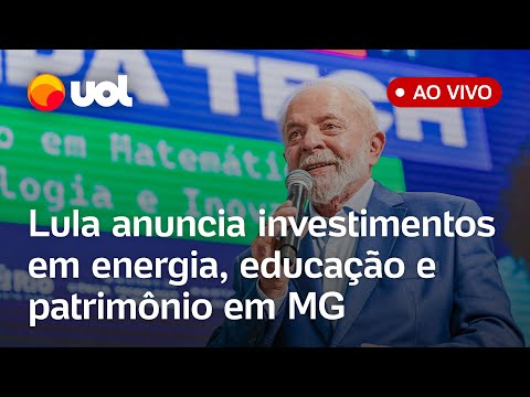 Lula em Minas Gerais: Presidente anuncia investimentos em energia, transporte e educação em Contagem